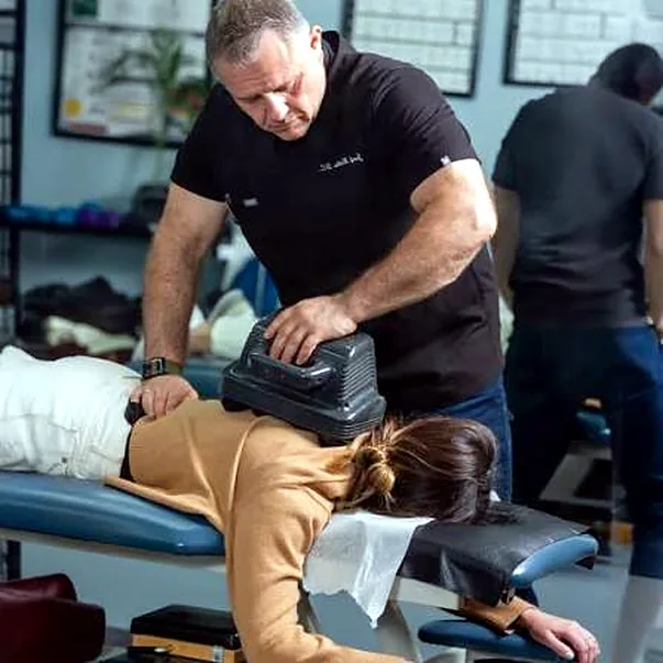 Drop-table lumbar work at Manhattan Chiropractic Health Services